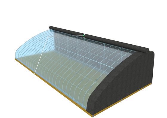 多スパンPVCパイプ エコ温室 安価なパッケージ サイズ 50.00cm * 60.00cm * 50.00cm