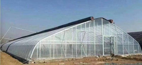 水産物 鋼鉄構造 毛布付き太陽温室 ローリングシャッターと材料
