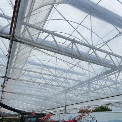 芝を植えるための多スパンフィルム温室 適正なカバー材料とシェーディングシステム