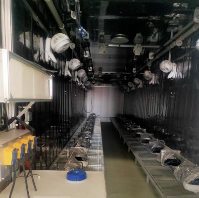 温室水栽培垂直農業コンテナシステム 40FT コンテナ 40HQ リファー