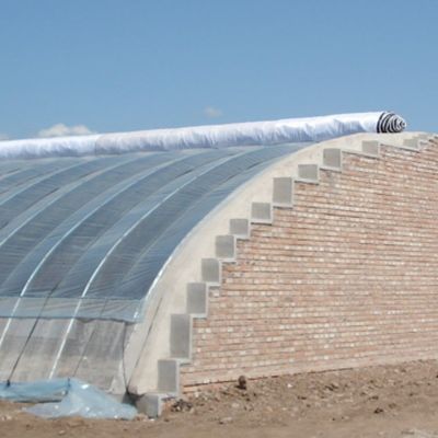 水産物 厚雪地域における雪振動器付きの太陽光温室
